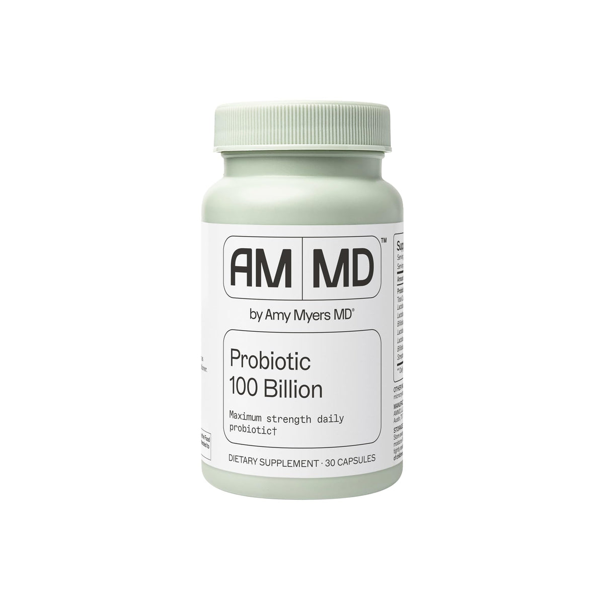 Amy Myers MD envase frontal que muestra la marca y beneficios digestivos