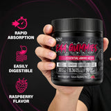 AMZXO etiqueta y tabla nutricional destacando 8300 mg por porción