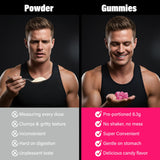 AMZXO gomitas junto a toalla de gimnasio ilustrando uso post-entrenamiento