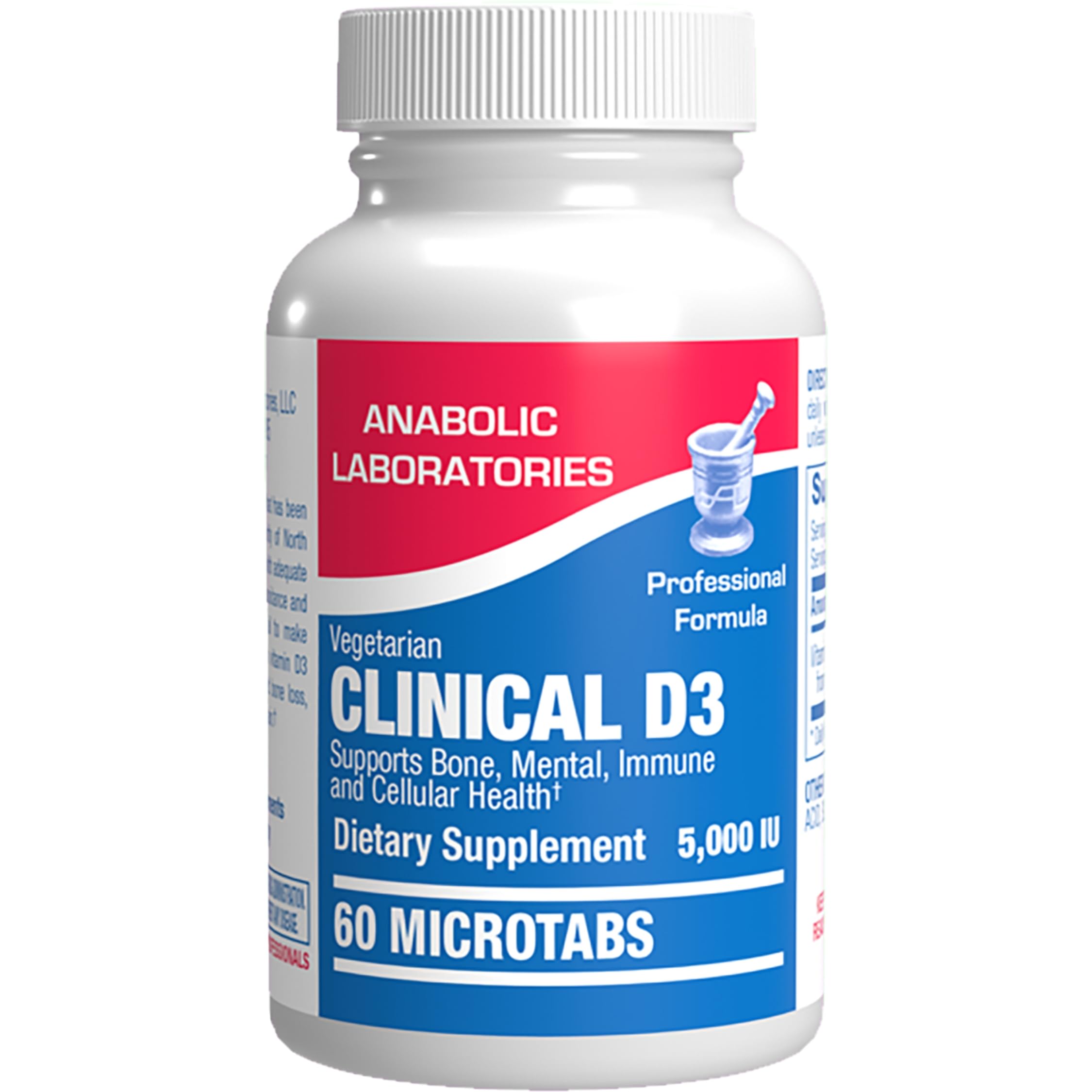 Anabolic Laboratories frasco frontal mostrando la etiqueta profesional y formato de 60 días