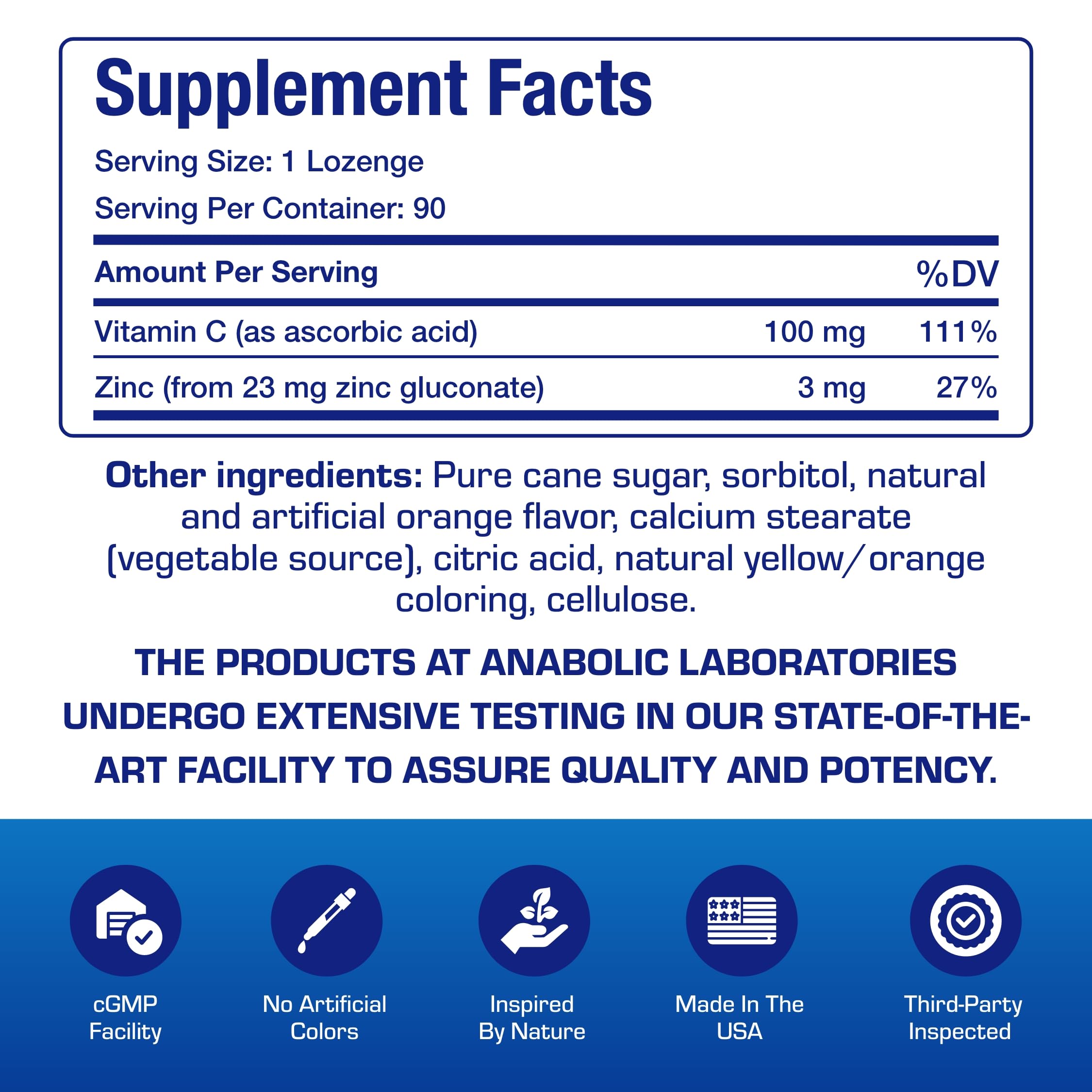 Anabolic Laboratories producto en mesa con frutas y elementos de bienestar