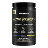 Anabolic Warfare frente del envase mostrando etiqueta y beneficios visibles