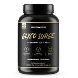 Anabolic Warfare envase frontal mostrando etiqueta y beneficio de recuperación rápida