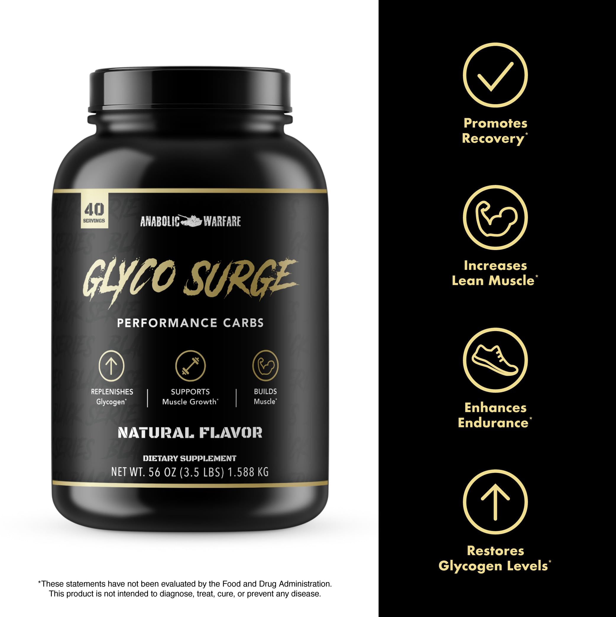 Anabolic Warfare etiqueta de ingredientes y tabla nutricional clara y fiable