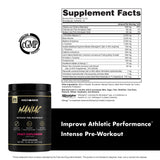 Anabolic Warfare maniaco scoop al lado del bote para comparar dosis y control