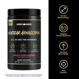 Anabolic Warfare polvo textura cercana que muestra mezcla fina y solubilidad