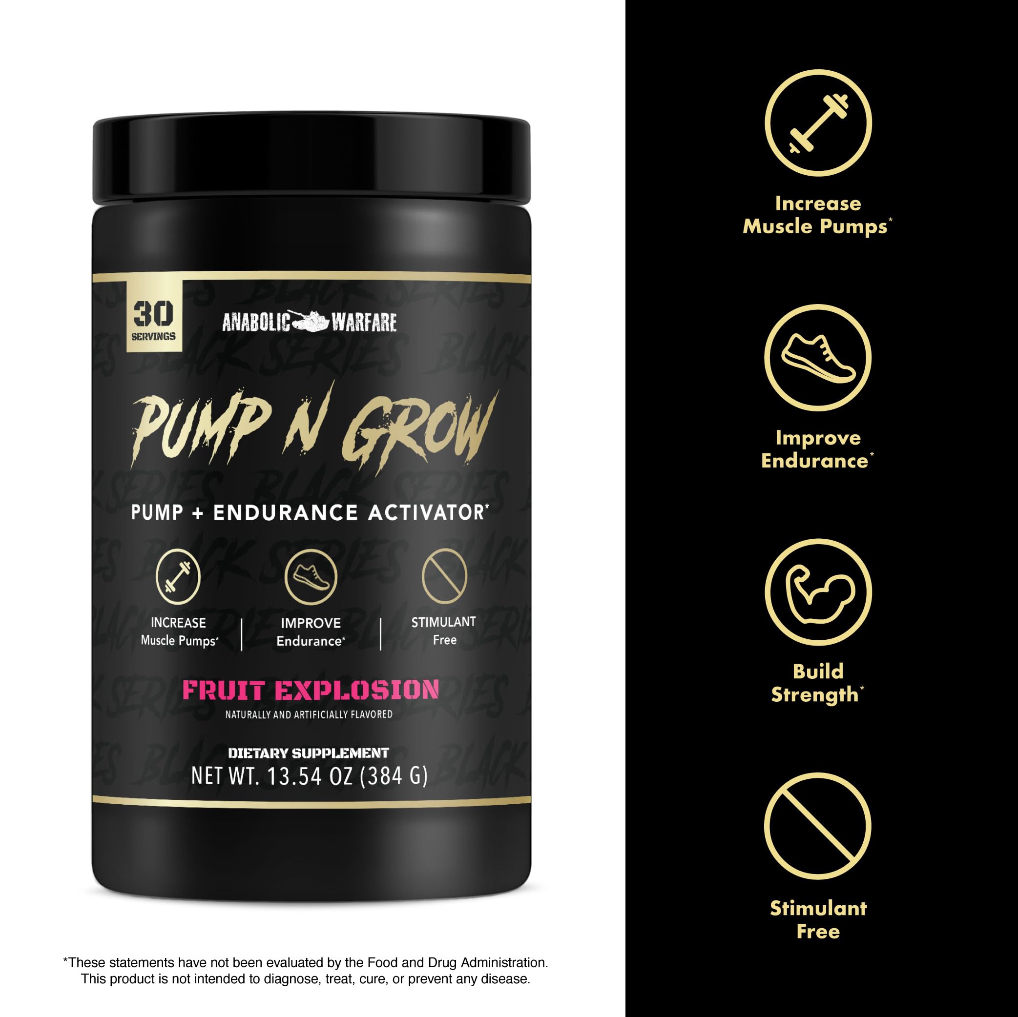 Anabolic Warfare tapa y etiqueta en detalle, informa ingredientes y dosis con claridad