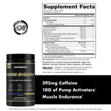 Anabolic Warfare vaso mezclado en uso, energía lista antes de entrenar