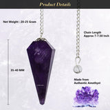 ANAYA AGATE primer plano de la textura y vetas de un péndulo buscando belleza