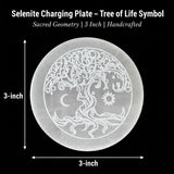 ANAYA AGATE detalle de textura de selenita resaltando acabado pulido