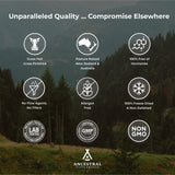 Ancestral Supplements tarro en cocina que sugiere uso diario y conveniencia nutricional