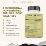 Ancestral Supplements primer plano de cápsulas para apreciar textura y calidad