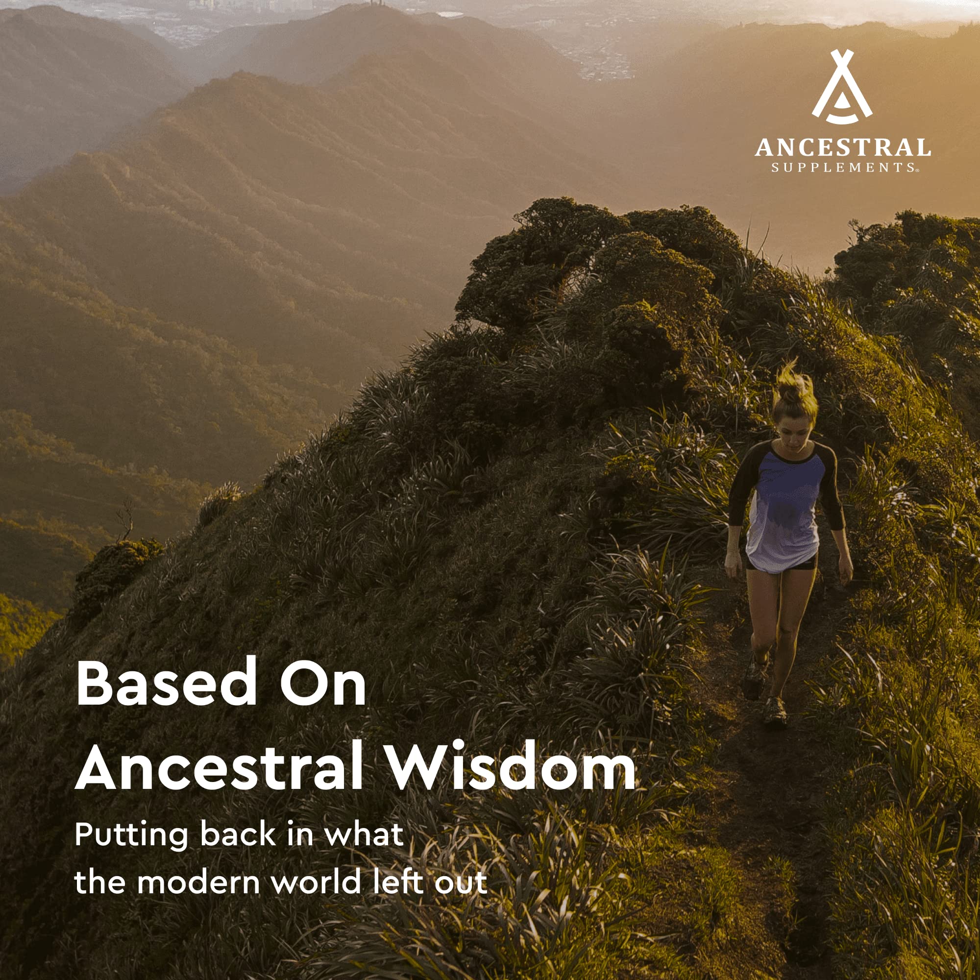 Ancestral Supplements en mesa de desayuno sugiriendo uso diario fácil