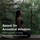 Ancestral Supplements etiqueta nutricional ampliada que muestra información y transparencia