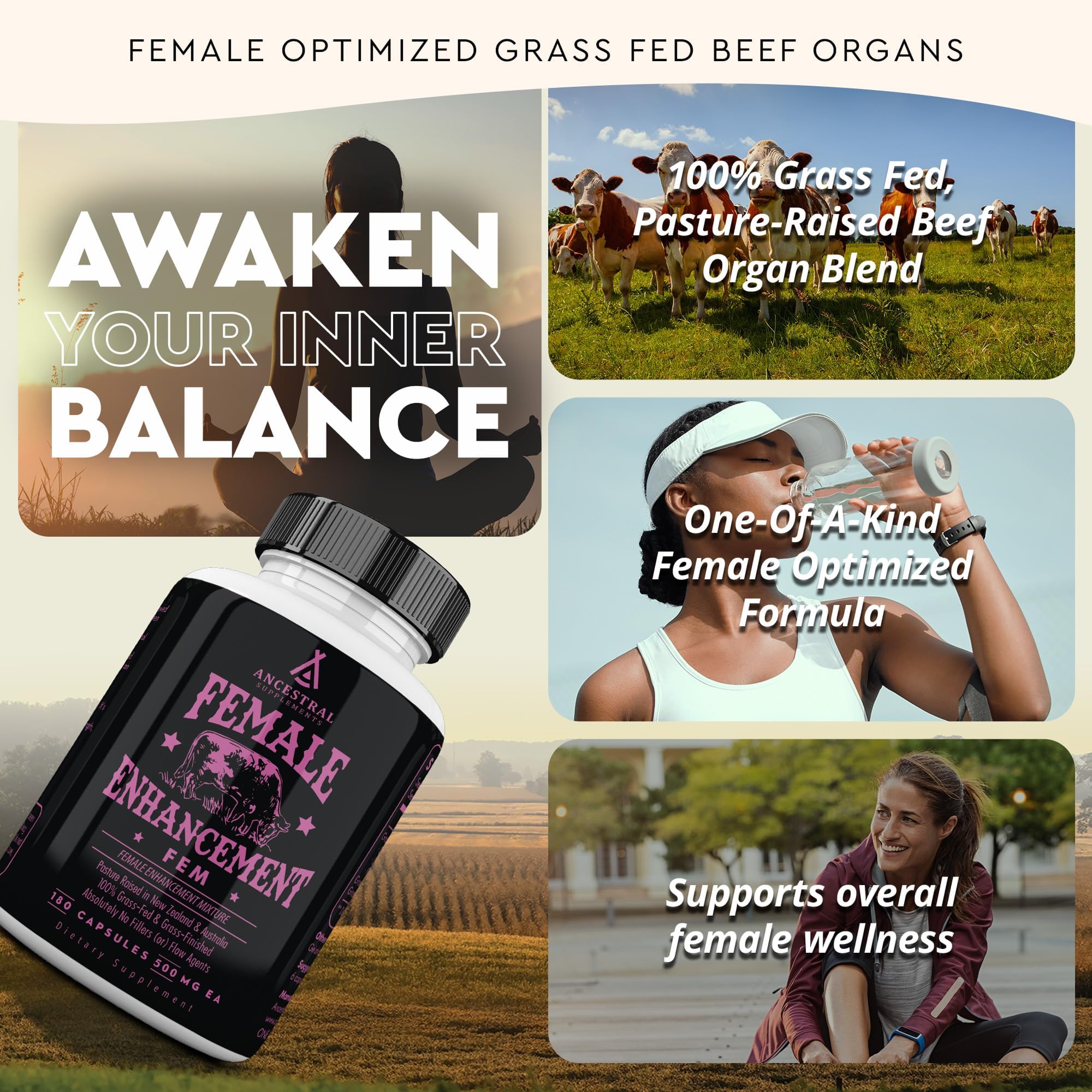 Ancestral Supplements pasturas en Nueva Zelanda, prueba de origen