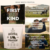 Ancestral Supplements textura del polvo fina que facilita disolución y mezcla rápida
