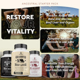 Ancestral Supplements polvo liofilizado detalle preserva nutrientes
