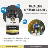 Ancient Bliss cápsulas en primer plano, fácil de tragar y alta absorción