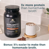Ancient Nutrition bebida caliente en taza ideal para confort y apoyo proteico