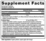 Ancient Nutrition botella abierta con cápsulas visible para dosis diaria