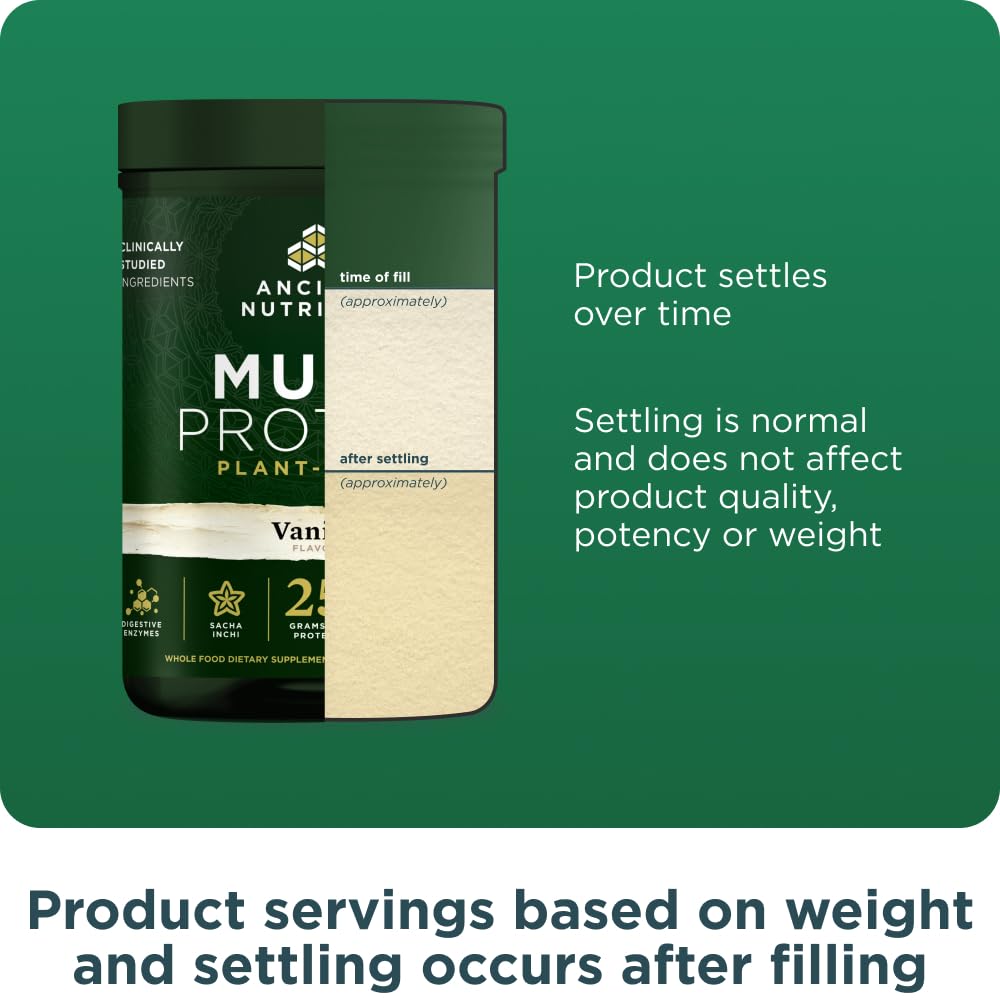 Ancient Nutrition presentación con 15 porciones, práctico para llevar
