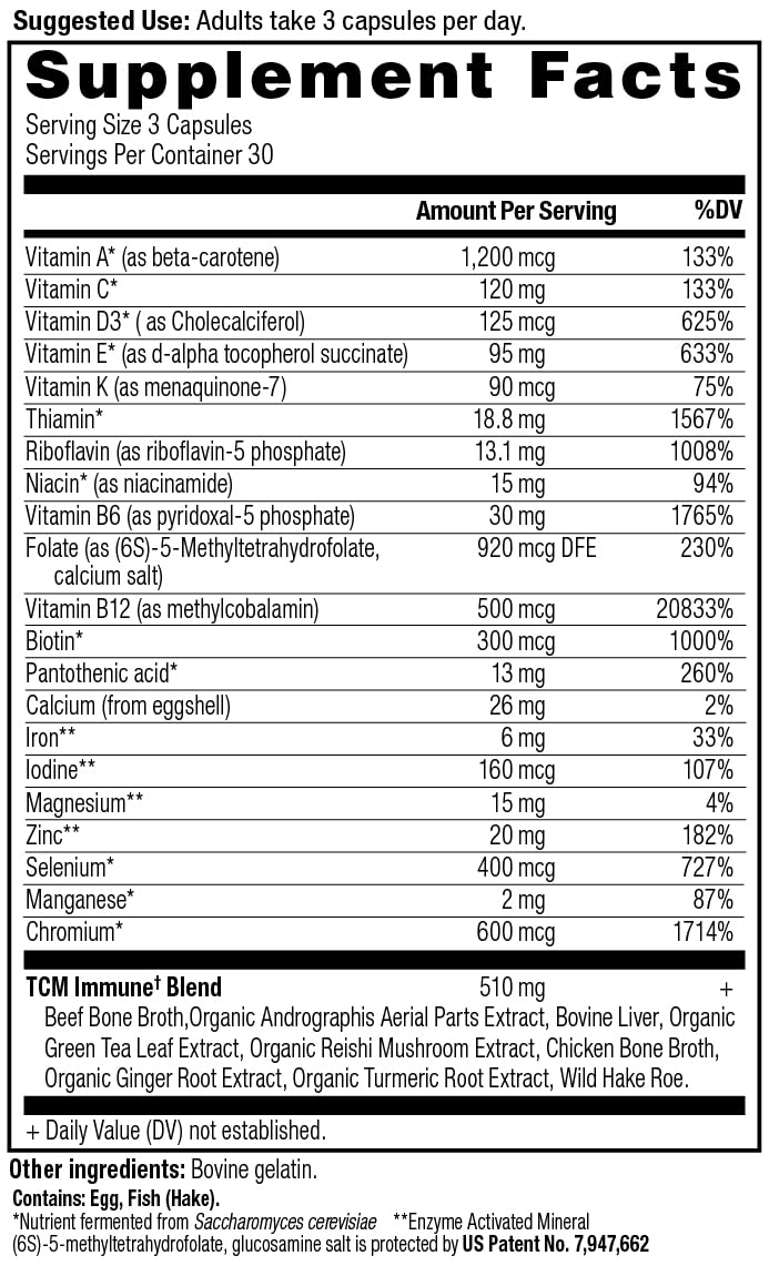 Ancient Nutrition acercamiento a la textura de las cápsulas para ver su calidad