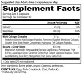 Ancient Nutrition primer plano de cápsulas para apreciar textura y facilidad de ingestión