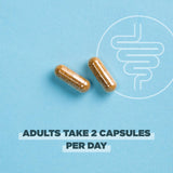 Ancient Nutrition cápsula colocada junto a moneda para visualizar tamaño práctico