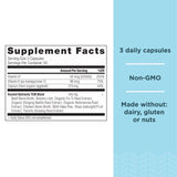 Ancient Nutrition primer plano de cápsulas mostrando textura y pureza