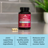 Ancient Nutrition etiqueta con ingredientes y beneficios claros