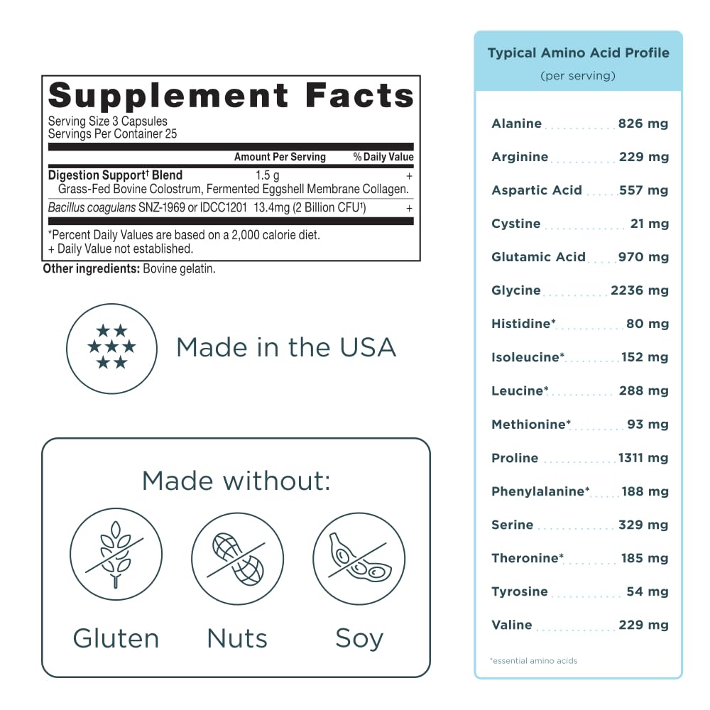 Ancient Nutrition frasco en entorno natural destacando origen sostenible