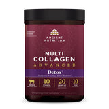 Ancient Nutrition envase frontal mostrando 36 porciones y beneficios