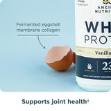 Ancient Nutrition etiqueta con lista de ingredientes y certificaciones visibles