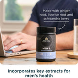 Ancient Nutrition etiqueta nutricional en primer plano mostrando ingredientes