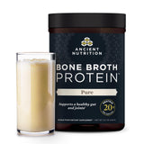 Ancient Nutrition envase frontal mostrando la marca y beneficios