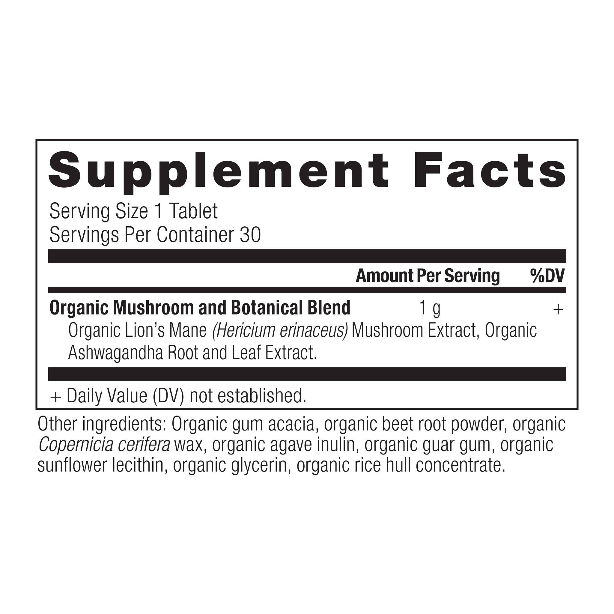 Ancient Nutrition etiqueta con certificaciones USDA Organic y Non-GMO