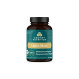 Ancient Nutrition frasco frontal mostrando diseño y beneficios visibles