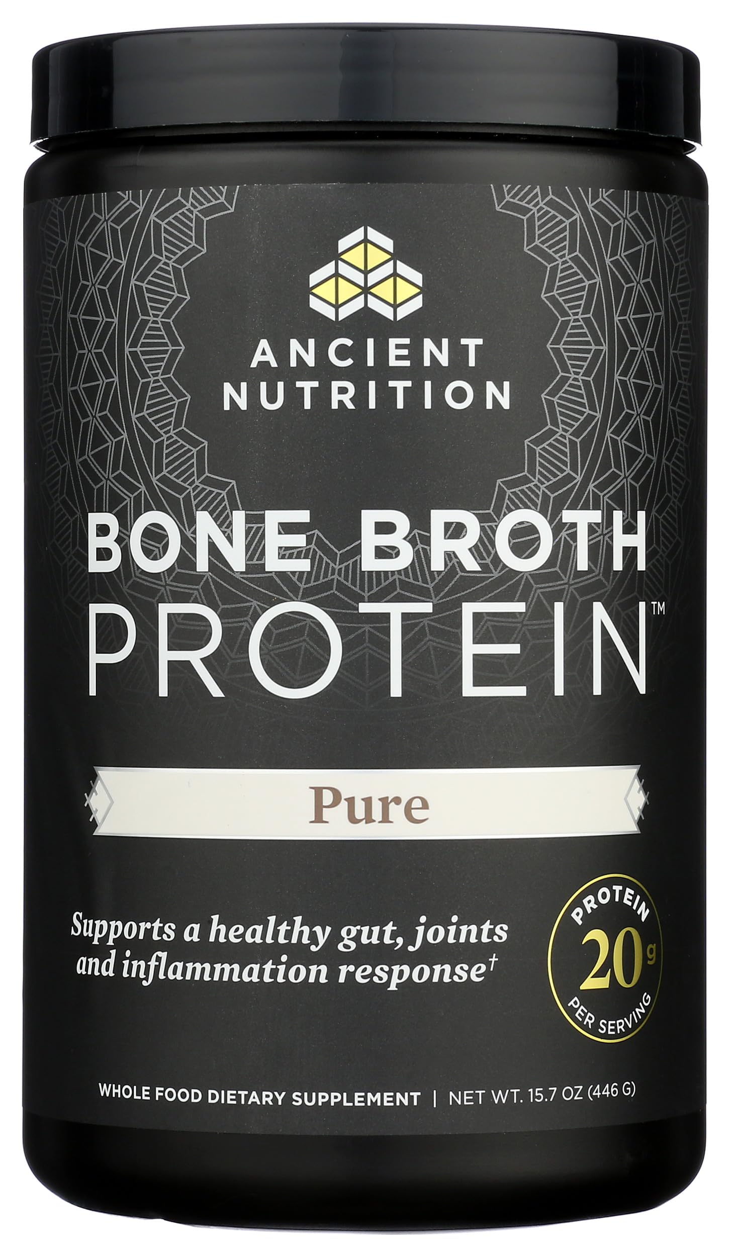 Ancient Nutrition bebida caliente preparada para reconfortar