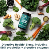 Ancient Nutrition batido en bol con super greens para integrar en recetas