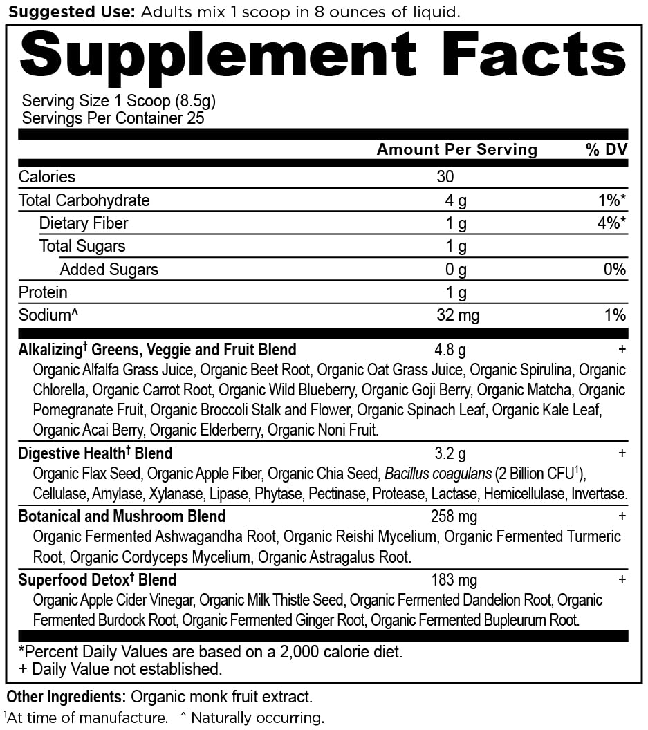 Ancient Nutrition primer plano del polvo mostrando textura fina y mezcla