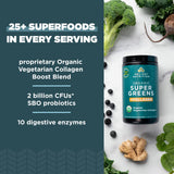 Ancient Nutrition batido preparado usando el polvo para energía rápida y fácil