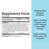 Ancient Nutrition primer plano de cápsulas SuperVeggies para fácil ingestión