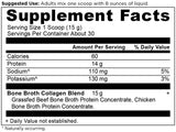 Ancient Nutrition polvo en primer plano, textura fina y mezcla fácil