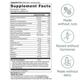 Ancient Nutrition textura de polvo e ingredientes para aporte nutritivo real