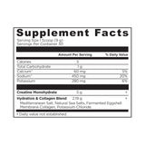 Ancient Nutrition primer plano del polvo sabor limón mostrando textura fina y mezcla fácil