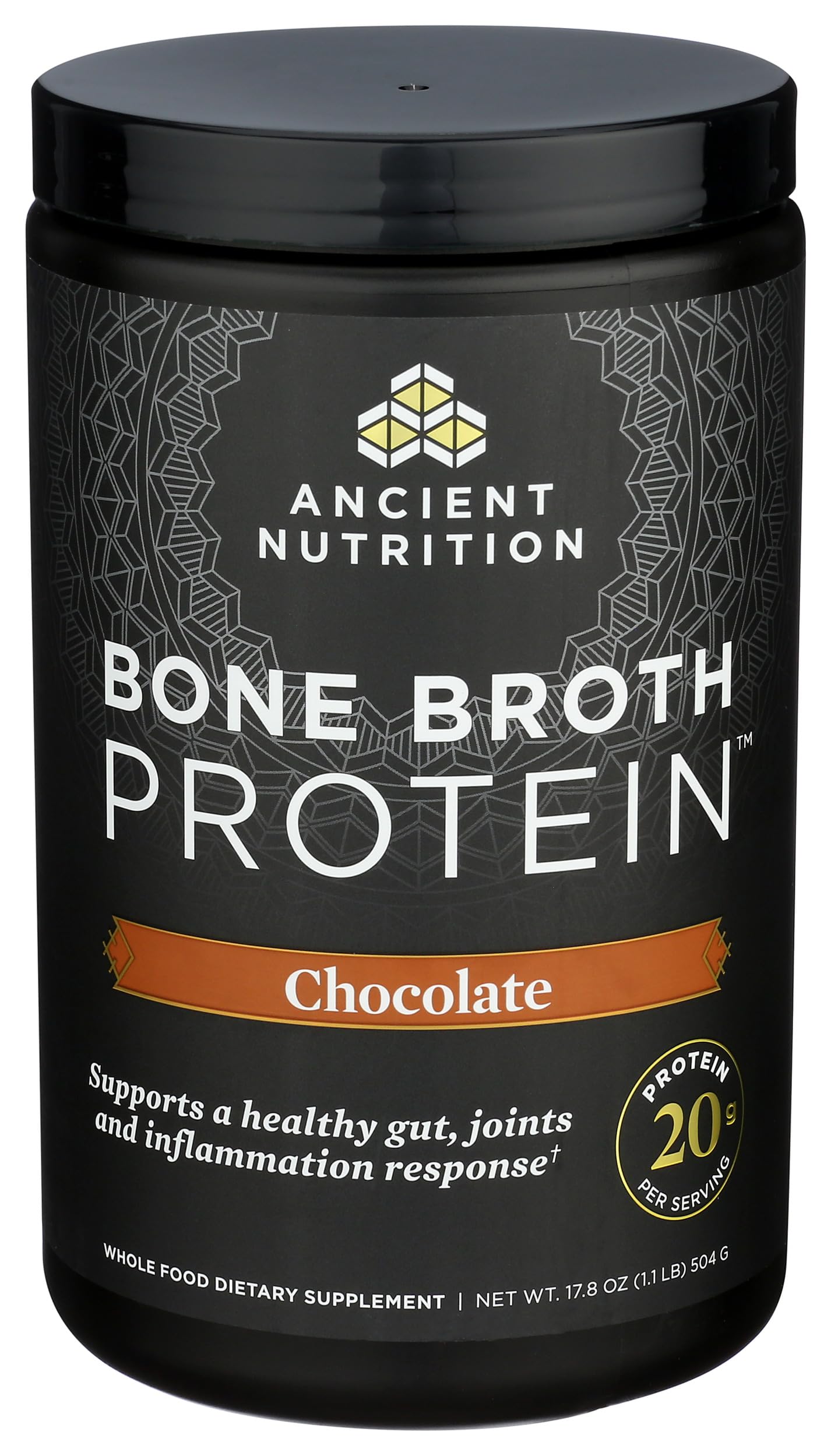 Ancient Nutrition mezcla disolviéndose en bebida caliente sin grumos