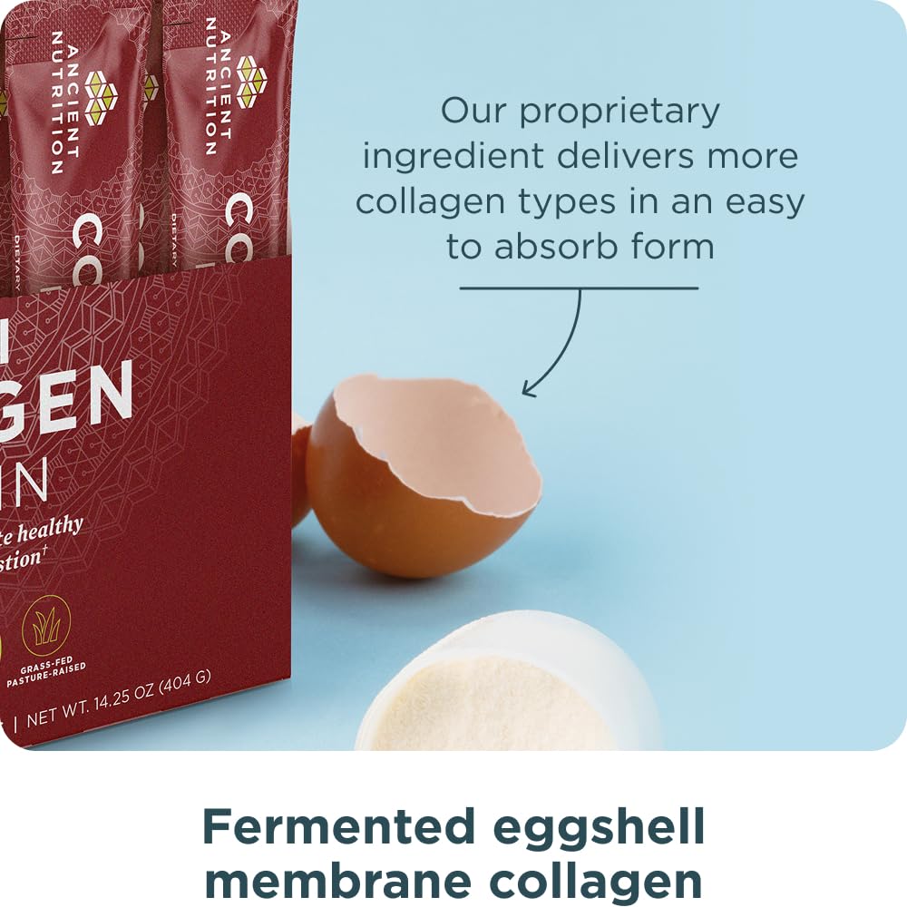 Ancient Nutrition añadiendo polvo a receta, integra colágeno en la cocina