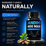 Andro400 comparación de tamaño junto a una mano para escala