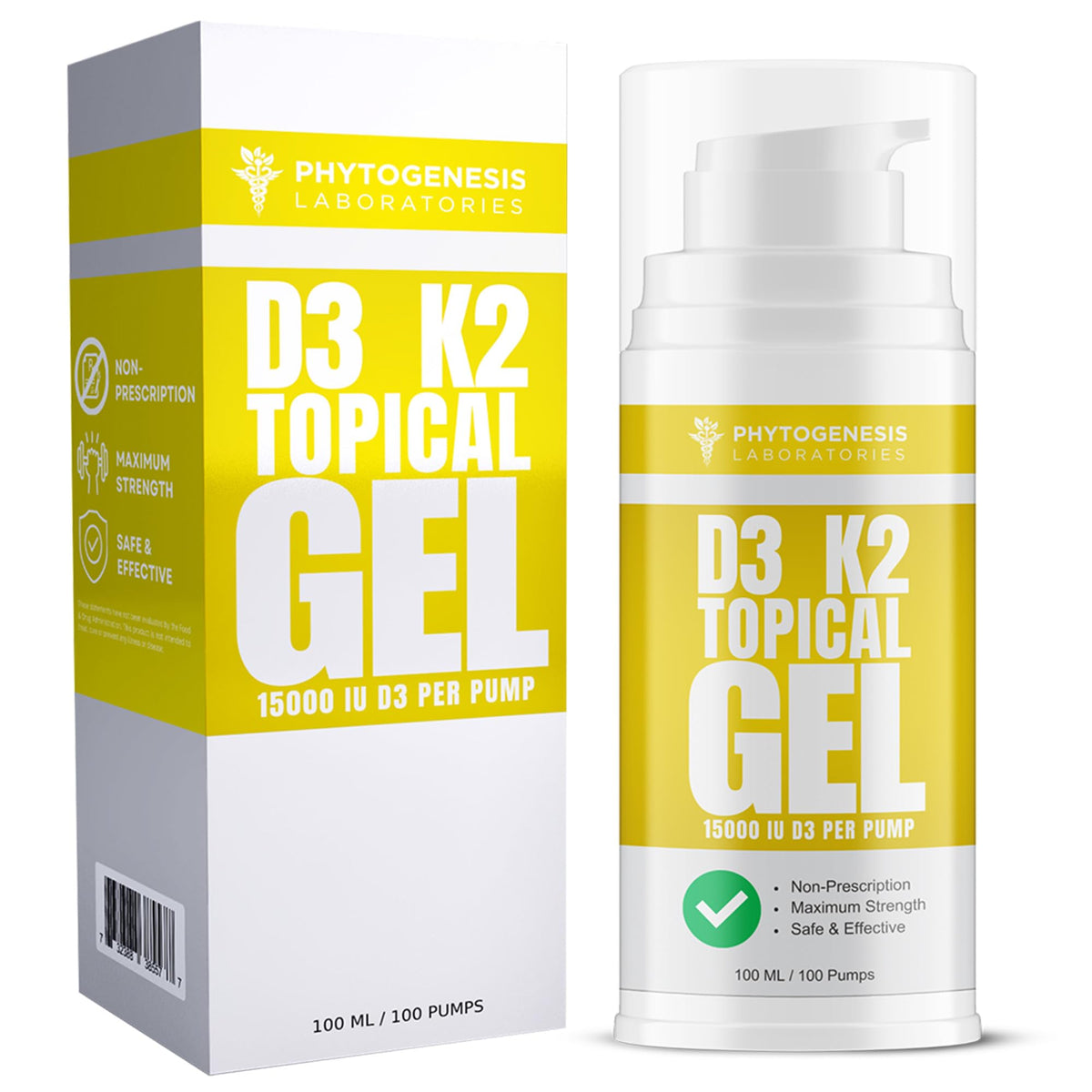 ANDROGENESIS gel frente mostrando envase y dosificador, comodidad de uso