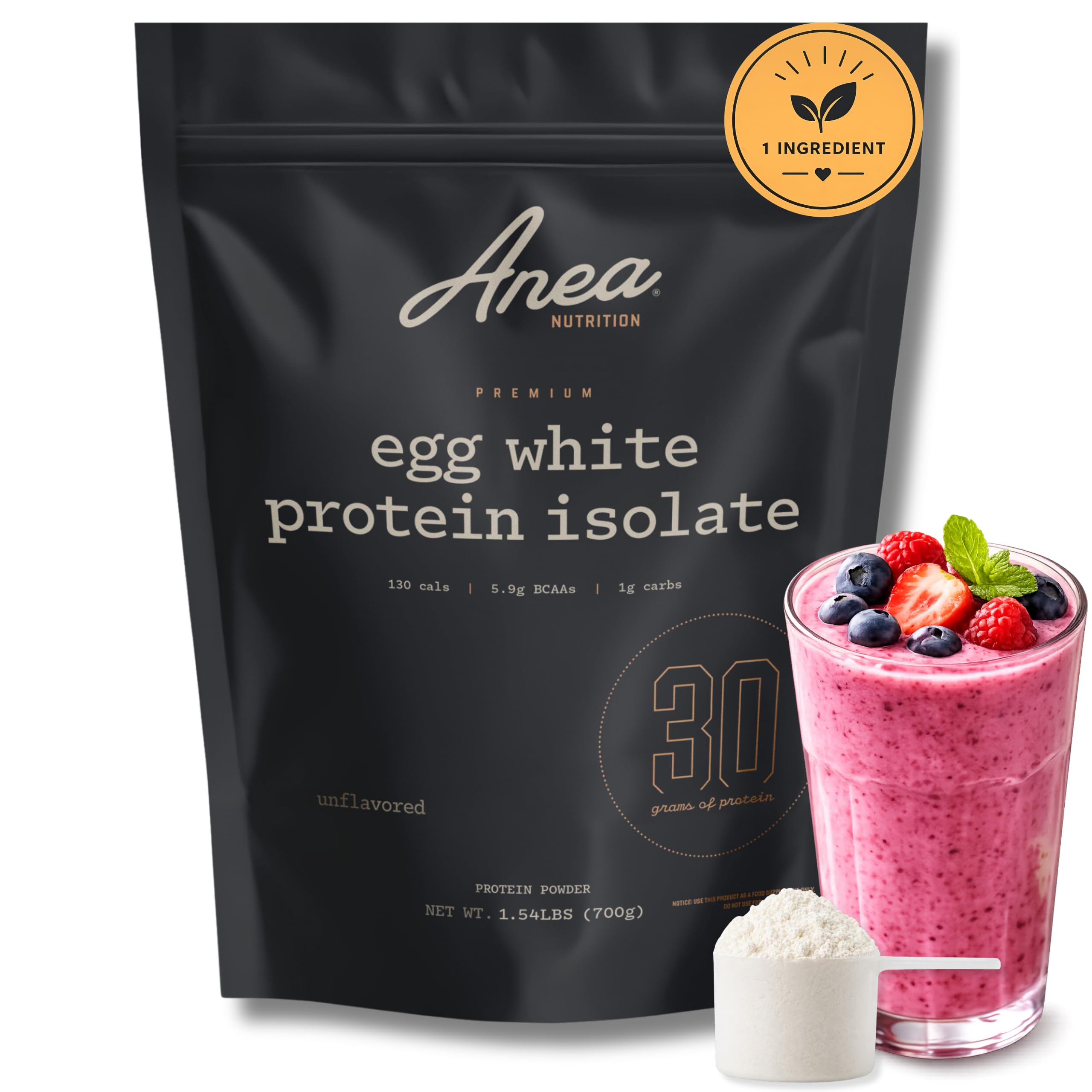 Anea Nutrition envase frontal mostrando producto y 20 porciones beneficio claridad
